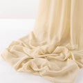 Chiffon Fabric - Polyester Soft Light Weight, Sheer, See Through Chiffon Fabric Sold By The Yard. Champagne