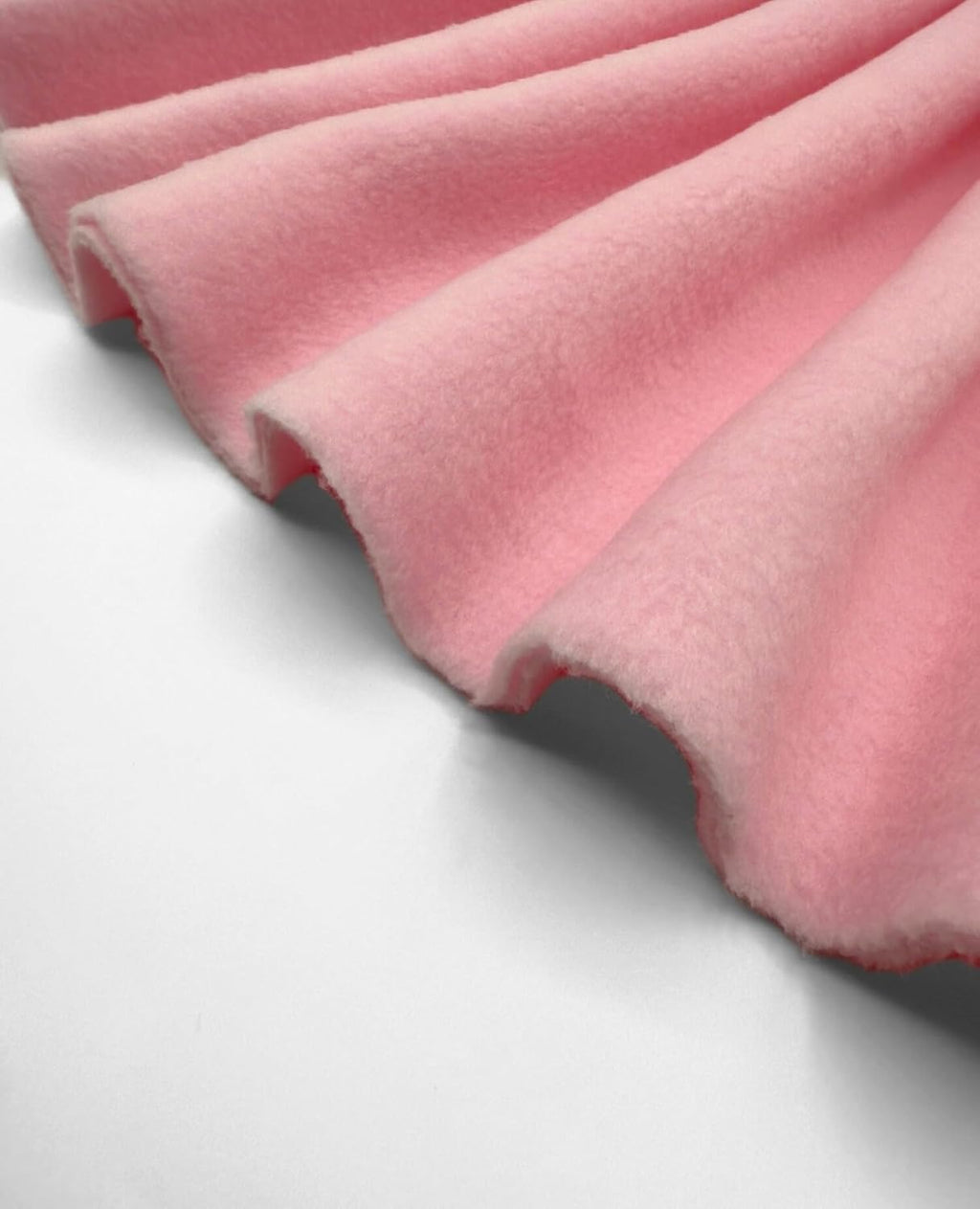 Polar Fleece Fabric By The Yard – Soft Anti-Pill, Warm & Cozy Material for Blankets, Clothing, Crafts, Pet Beds & DIY Sewing – 60” Wide, Solid - Baby Pink