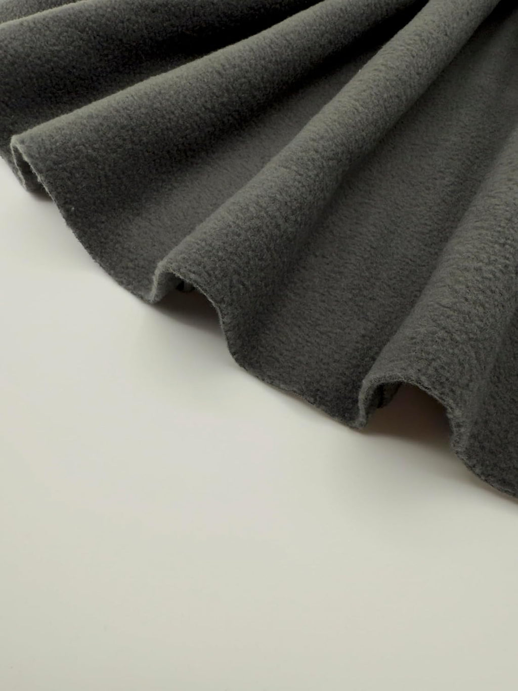 Polar Fleece Fabric By The Yard – Soft Anti-Pill, Warm & Cozy Material for Blankets, Clothing, Crafts, Pet Beds & DIY Sewing – 60” Wide, Solid - Charcoal