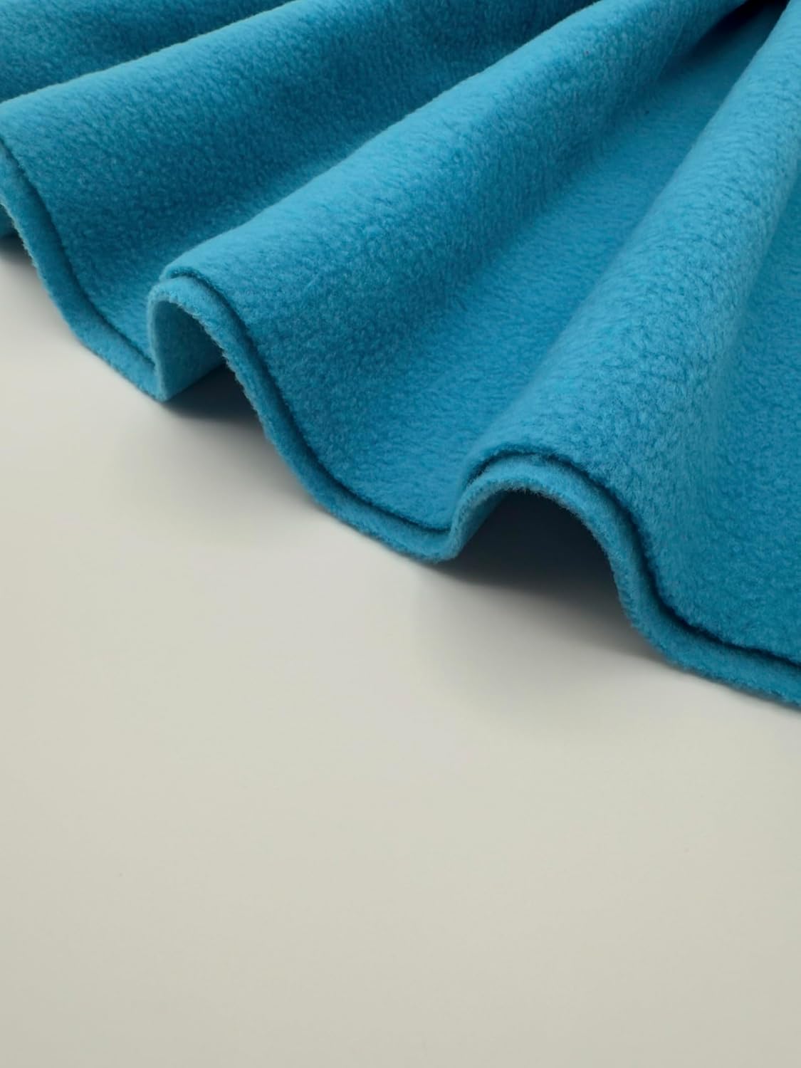 Polar Fleece Fabric By The Yard – Soft Anti-Pill, Warm & Cozy Material for Blankets, Clothing, Crafts, Pet Beds & DIY Sewing – 60” Wide, Solid -Turquoise,