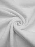 Polar Fleece Fabric By The Yard – Soft Anti-Pill, Warm & Cozy Material for Blankets, Clothing, Crafts, Pet Beds & DIY Sewing – 60” Wide, Solid - White