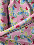 Butterflies Design - Anti Pill Theme Fleece Fabric, 60” Inches Wide – Sold By The Yard