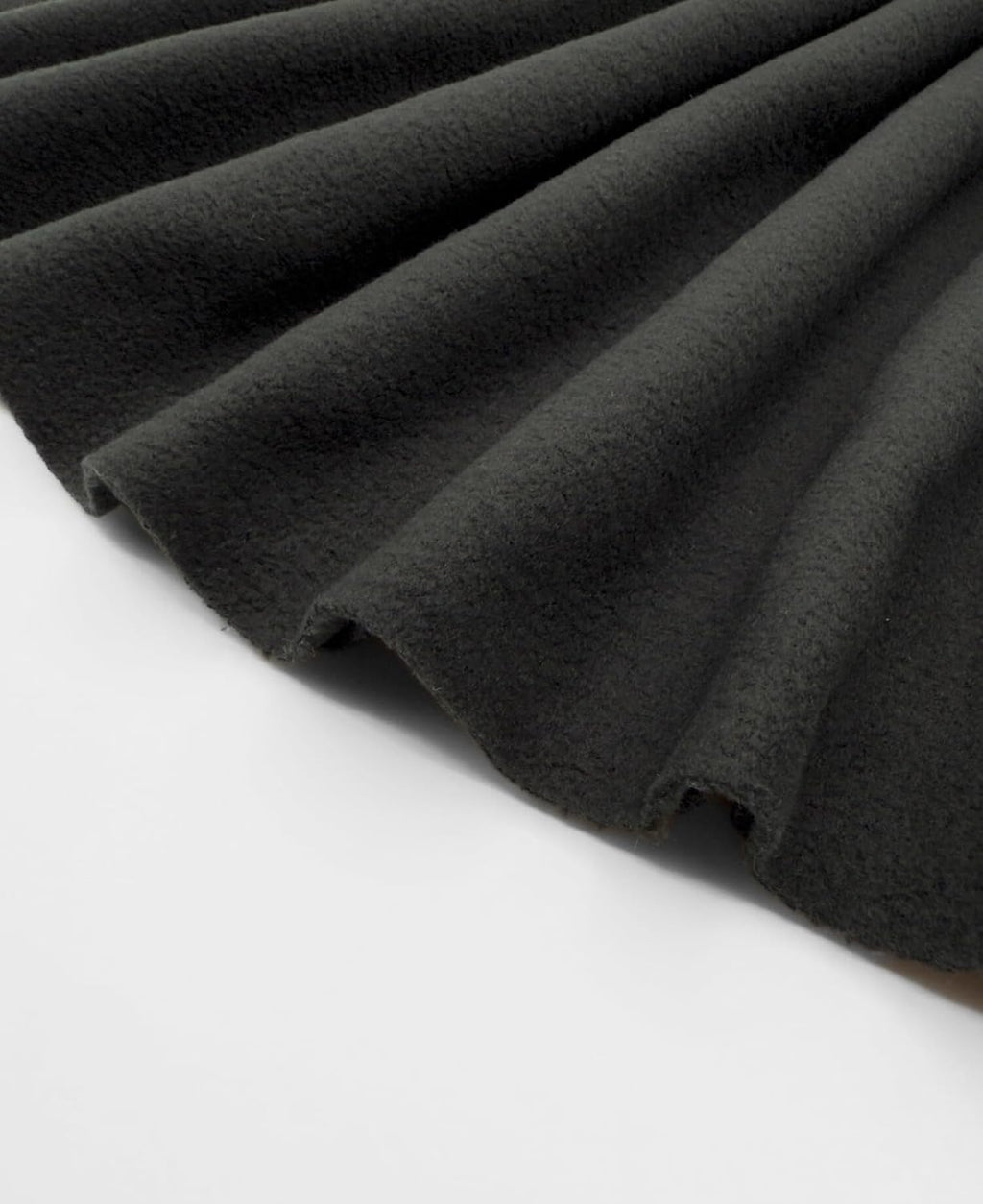Polar Fleece Fabric By The Yard – Soft Anti-Pill, Warm & Cozy Material for Blankets, Clothing, Crafts, Pet Beds & DIY Sewing – 60” Wide, Solid - Black