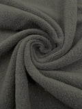 Polar Fleece Fabric By The Yard – Soft Anti-Pill, Warm & Cozy Material for Blankets, Clothing, Crafts, Pet Beds & DIY Sewing – 60” Wide, Solid - Charcoal