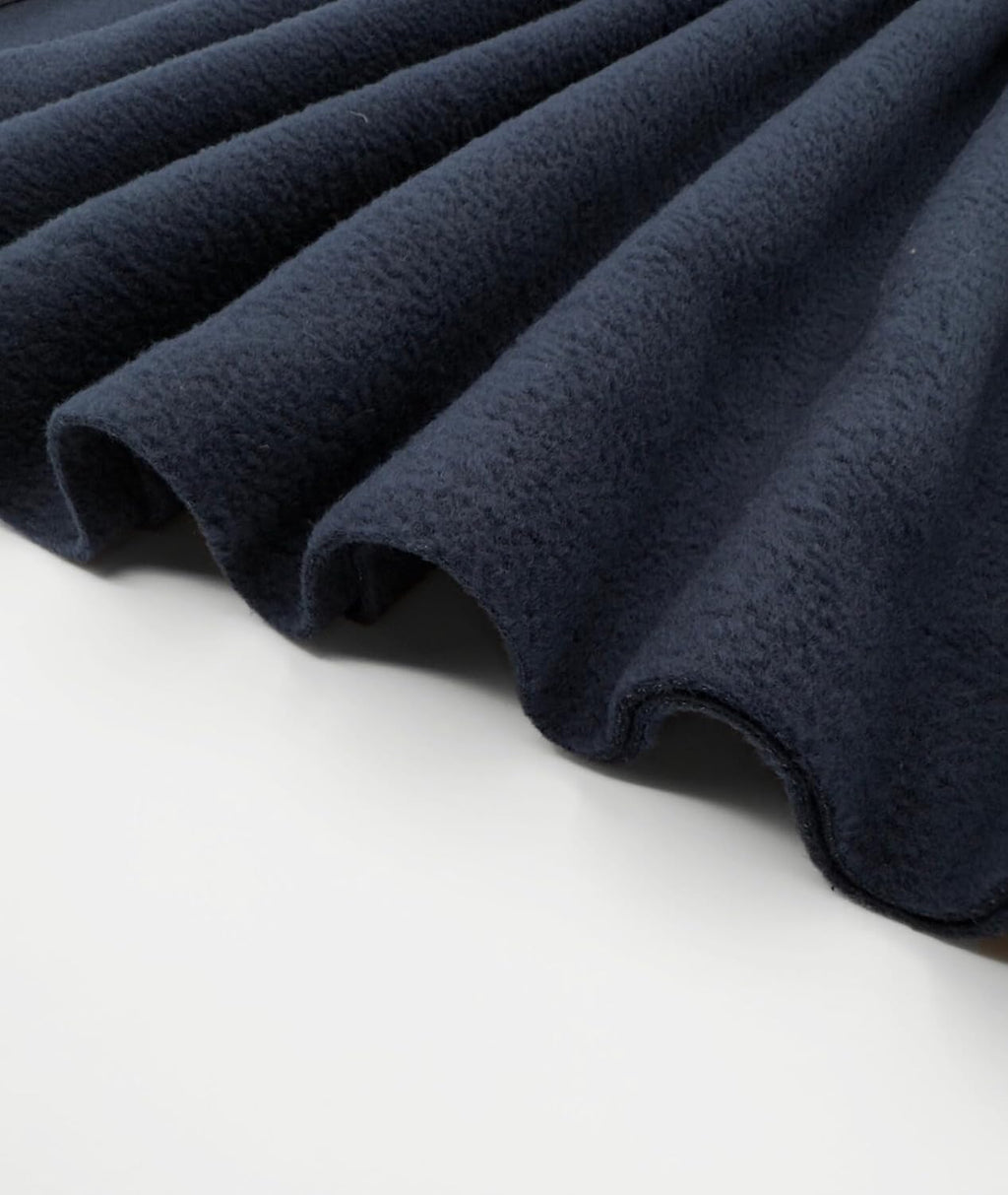 Polar Fleece Fabric By The Yard – Soft Anti-Pill, Warm & Cozy Material for Blankets, Clothing, Crafts, Pet Beds & DIY Sewing – 60” Wide, Solid - Navy Blue