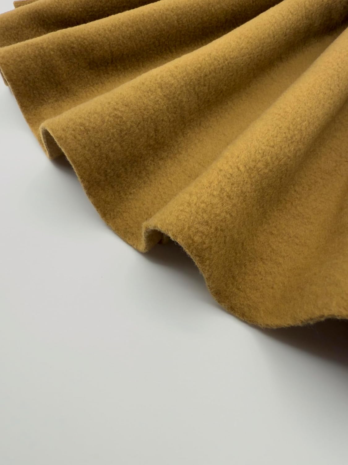 Polar Fleece Fabric By The Yard – Soft Anti-Pill, Warm & Cozy Material for Blankets, Clothing, Crafts, Pet Beds & DIY Sewing – 60” Wide, Solid - Camel