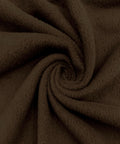Polar Fleece Fabric By The Yard – Soft Anti-Pill, Warm & Cozy Material for Blankets, Clothing, Crafts, Pet Beds & DIY Sewing – 60” Wide, Solid - Brown
