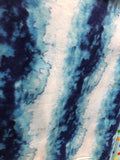 Tie Dye  Print - Anti Pill Theme Fleece Fabric, 60” Inches Wide – Sold By The Yard