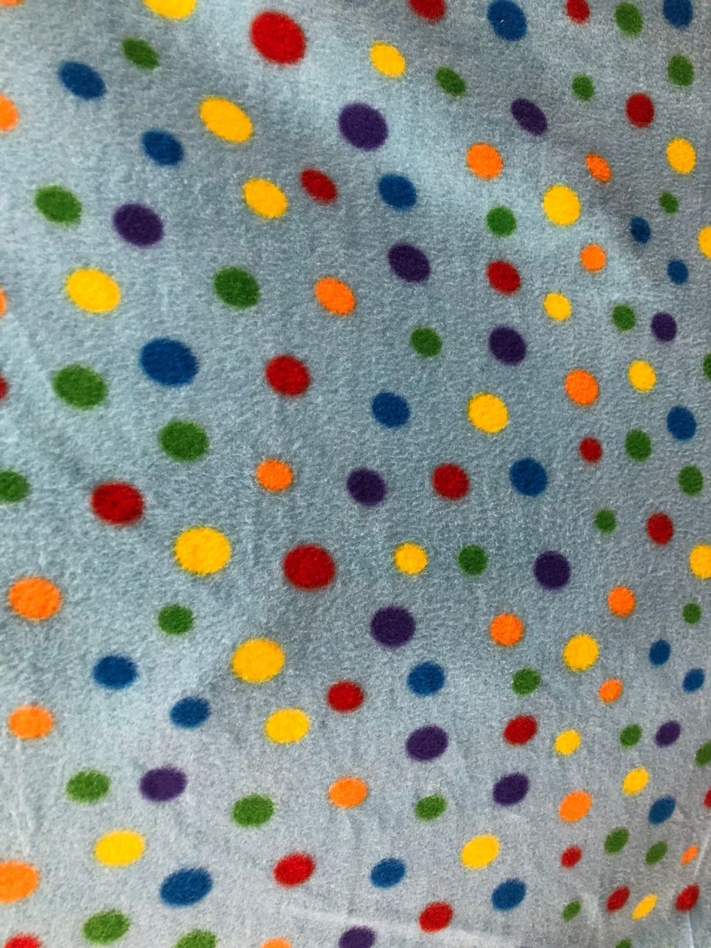 Polka Dot Print - Anti Pill Theme Fleece Fabric, 60” Inches Wide – Sold By The Yard