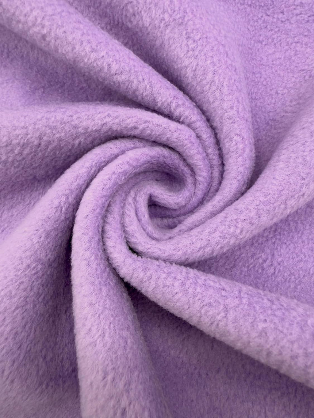 Polar Fleece Fabric By The Yard – Soft Anti-Pill, Warm & Cozy Material for Blankets, Clothing, Crafts, Pet Beds & DIY Sewing – 60” Wide, Solid - Lavender