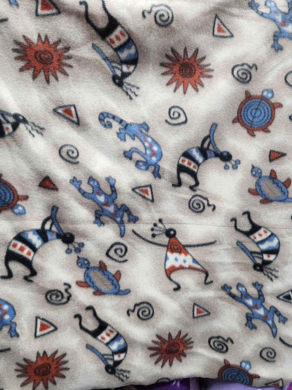 African Print -  Anti Pill Theme Fleece Fabric, 60” Inches Wide – Sold By The Yard