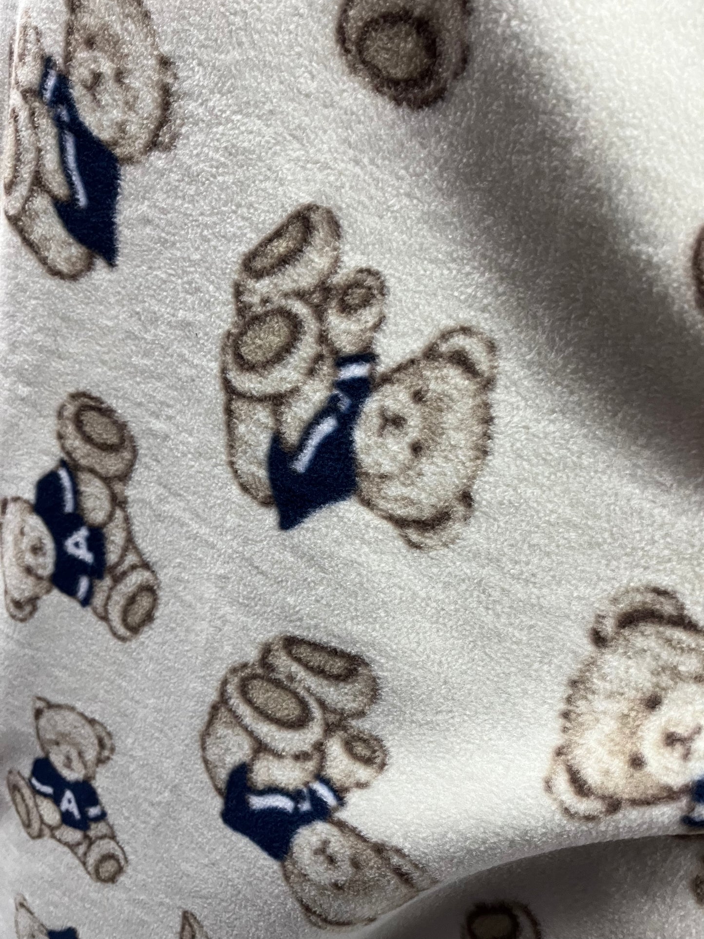 Teddy Bears Print - Anti Pill Theme Fleece Fabric, 60” Inches Wide – Sold By The Yard