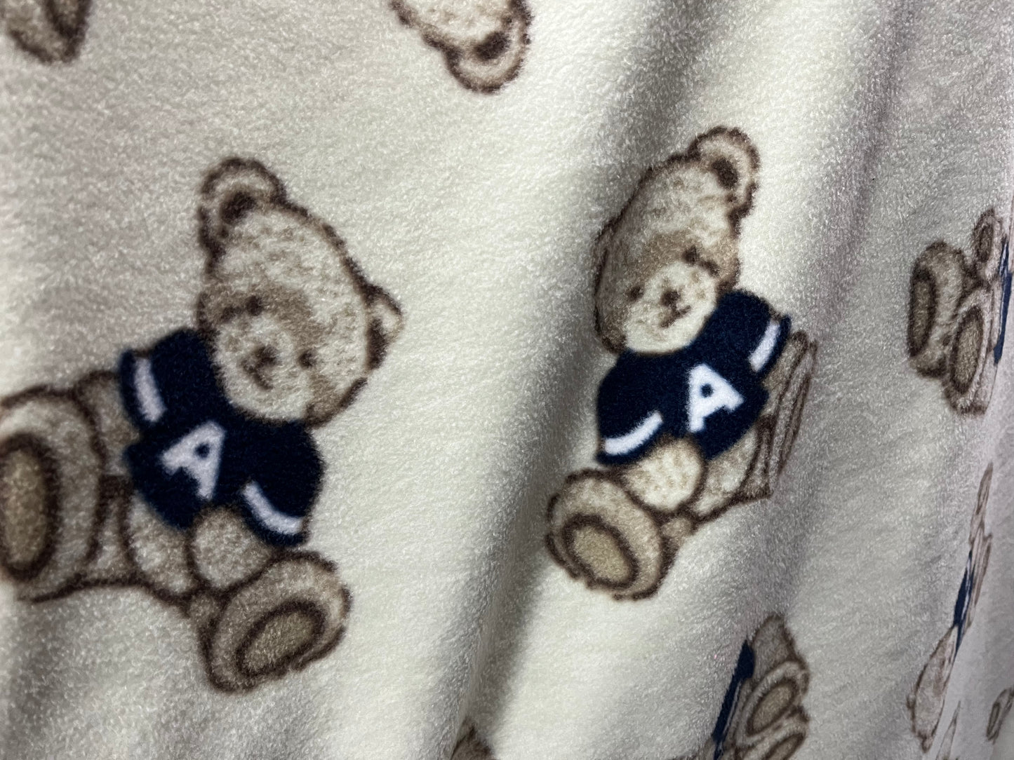 Teddy Bears Print - Anti Pill Theme Fleece Fabric, 60” Inches Wide – Sold By The Yard