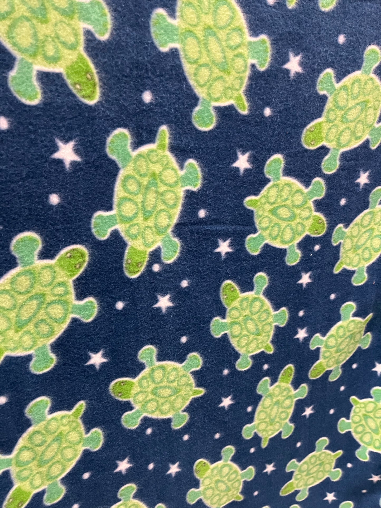 Turtles  Print - Anti Pill Theme Fleece Fabric, 60” Inches Wide – Sold By The Yard