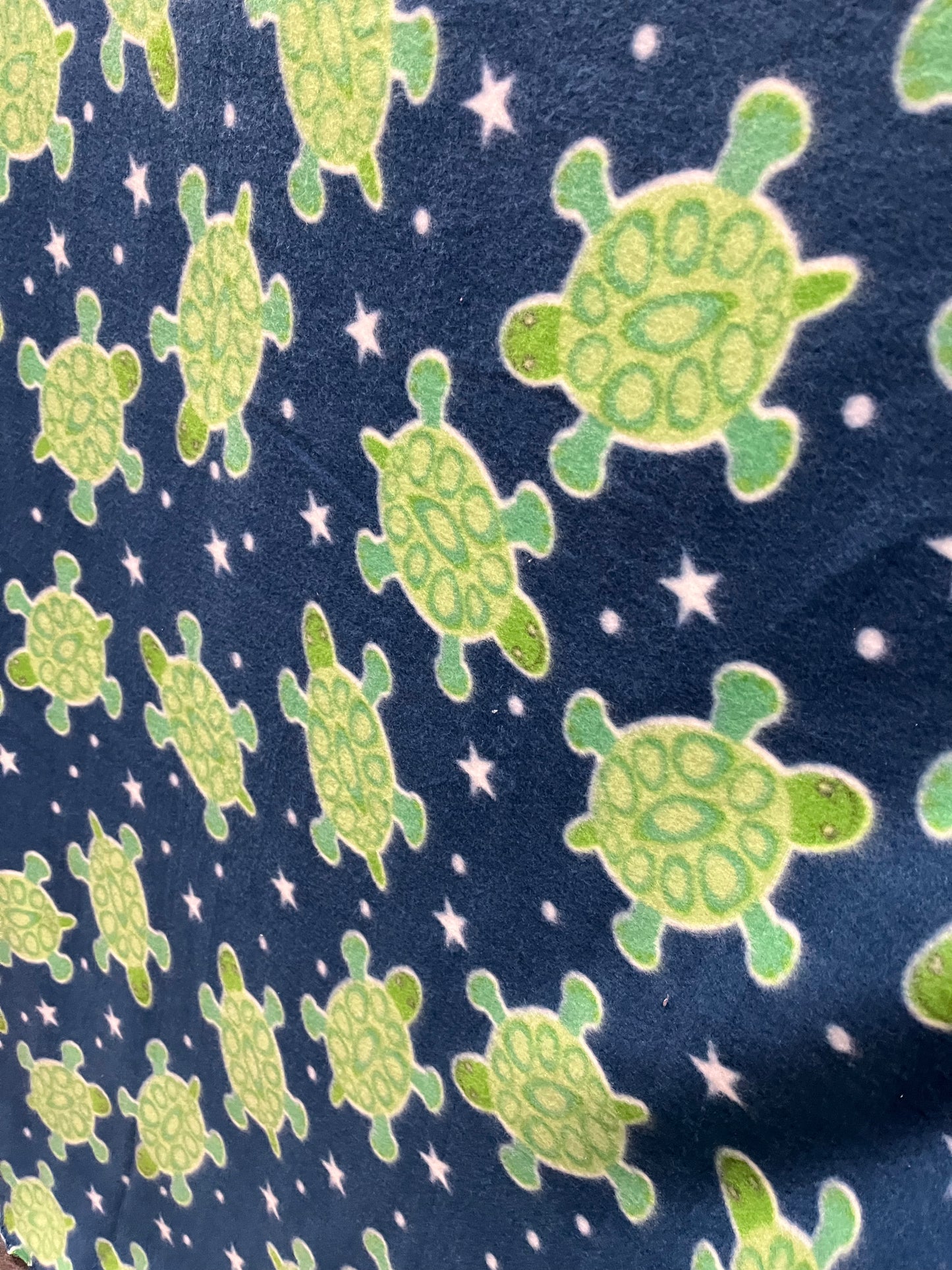 Turtles  Print - Anti Pill Theme Fleece Fabric, 60” Inches Wide – Sold By The Yard