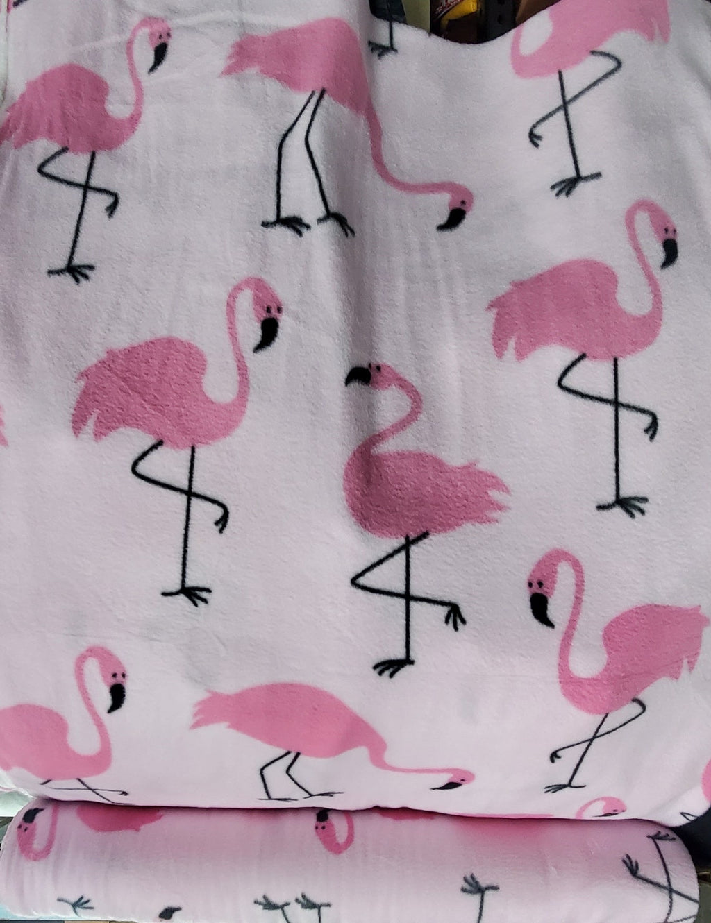 Flamingos Pink Print - Anti Pill Theme Fleece Fabric, 60” Inches Wide – Sold By The Yard