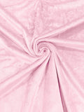 Minky Solid Baby Soft Fabric - LT PINK - Sold By Yard Baby Blanket Crafts Decor Soft Cuddling - Quilting, Baby Accessories, Pillows, Throws,