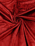 Minky Solid Baby Soft Fabric - RED - Sold By Yard Baby Blanket Crafts Decor Soft Cuddling - Quilting, Baby Accessories, Pillows, Throws,