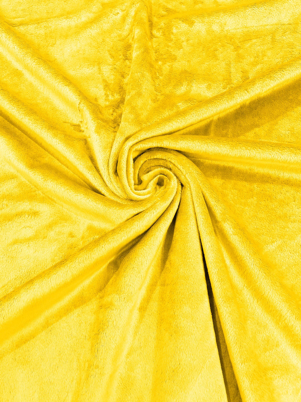Minky Solid Baby Soft Fabric -YELLOW - Sold By Yard Baby Blanket Crafts Decor Soft Cuddling - Quilting, Baby Accessories, Pillows, Throws,
