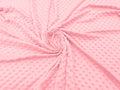 MINKY - Baby Blanket Crafts Decor Ultra Soft Cuddling - LT PEACH - Minky Dimple Dot Soft Cuddle Fabric - Craft Fabrics Sold by The Yard.