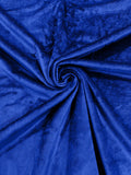 Minky Solid Baby Soft Fabric - ROYAL BLUE - Sold By Yard Baby Blanket Crafts Decor Soft Cuddling - Quilting, Baby Accessories, Pillows, Throws,