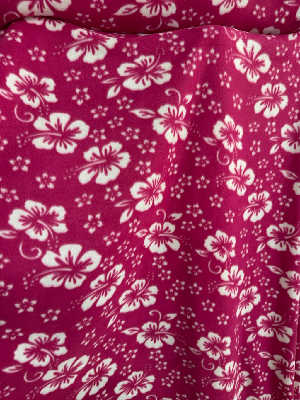 Hawaiian Print - Anti Pill Theme Fleece Fabric, 60” Inches Wide – Sold By The Yard