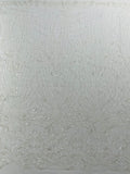 GEOMETRIC  -OFF WHITE - Designs Embroider with Sequins and Heavy Beaded on a Mesh Lace Fabric - Sold By The Yard