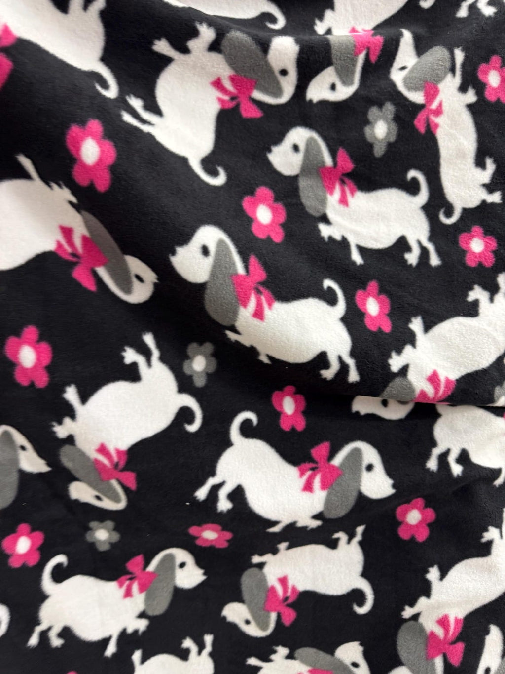 Dogs Print - Anti Pill Theme Fleece Fabric, 60” Inches Wide – Sold By The Yard