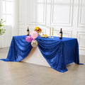 Square Overlay Sequin Tablecloth - ROYAL - Glitter Tablecloth for Bridal Shower Decorations, Birthday, Wedding, Dessert, Banquet