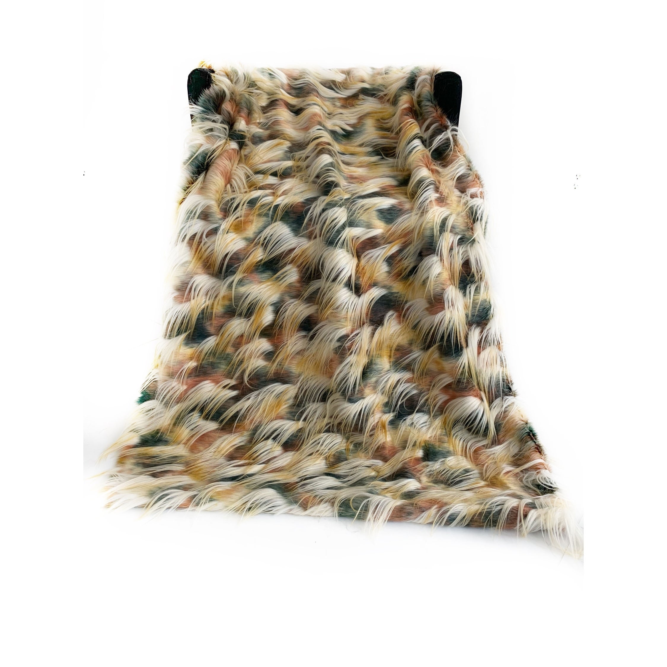 TRIBAL - Multi Color Costume Coat Fabric - Sold By Yard - For Blankets Fashion Clothing Coats - Scarfs Rugs Crafts Decor