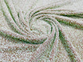 5mm Sequins on a Stretch Velvet 2-Way Stretch Sold By The Yard. Sage Green For Prom Dress Evening Wedding Bridal Gowns