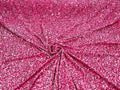 5mm Sequins on a Stretch Velvet 2-Way Stretch Sold By The Yard. Pink For Prom Dress Evening Wedding Bridal Gowns