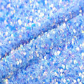 5mm Sequins on a Stretch Velvet 2-Way Stretch Sold By The Yard. Light Blue For Prom Dress Evening Wedding Bridal Gowns