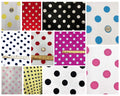 Methuselah Fabrics 1 Inch Polka Dot Poly Cotton Fabric Sold By The Yard.