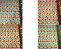 Multi Color Floral Design Embroider on a Mesh Lace-Sold By The Yard