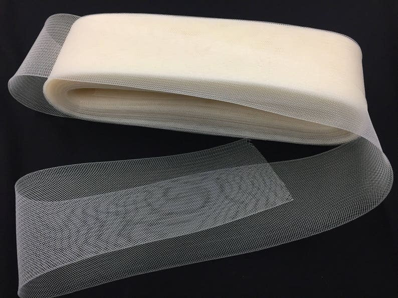 4 Inches Crinoline Horsehair Braid Trim-Wedding-Bridal-Decorations.