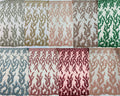Luxury Branches Designs Embroider with Sequins and Heavy Beaded on a Mesh Lace Fabric-Sold by The Yard-