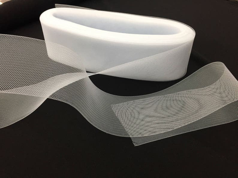 4 Inches Crinoline Horsehair Braid Trim-Wedding-Bridal-Decorations.