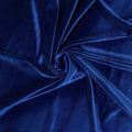 Stretch Velvet Fabric for Sewing Apparel Costumes Craft, Sold By The Yard. Royal Blue