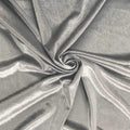 SPANDEX VELVET - Stretch Velvet Fabric for Sewing Apparel Costumes Craft, Sold By The Yard. Silver