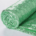 Sequin Sparkly Fabric Mesh Sequins Fabric for Sewing Dress and Making Wedding Party Tablecloth Decorations ( 1 Yard, Mint )