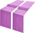 2 Pack -- Lavender Table Runners - Sequin Table Runner Glitter Table Runner for Birthday Party, Supplies Decorations ( 2 Pack )