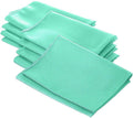 Polyester Poplin Napkin 18 by 18-Inch, Mint - 12 Pack