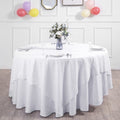 50"x50" inch Square Sequin Tablecloth White Glitter Tablecloth for Bridal Shower Decorations, Birthday, Wedding, Dessert, Banquet