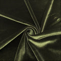 Stretch Velvet Fabric for Sewing Apparel Costumes Craft, Sold By The Yard. Dk Olive