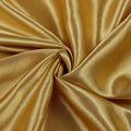 Charmeuse Bridal Solid Satin Fabric for Wedding Dress Fashion Crafts Costumes Decorations Silky Satin 58” Sold By Yard Gold