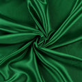 Charmeuse Bridal Solid Satin Fabric for Wedding Dress Fashion Crafts Costumes Decorations Silky Satin 58” Sold By Yard Kelly Green