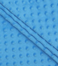 MINKY - Baby Blanket Crafts Decor Ultra Soft Cuddling - Minky Dimple Dot Soft Cuddle Fabric - Craft Fabrics Sold by The Yard. Turquoise