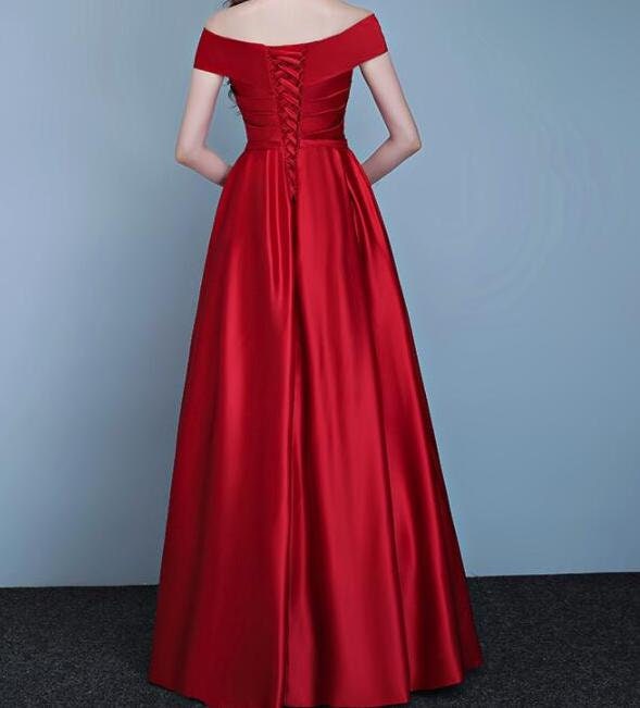 Silky Shiny Stretch Charmeuse Satin Fabric for Wedding Dress Fashion Crafts Costumes Decorations Silky Satin 58” Sold By Yard Red