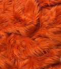 Solid Shaggy Faux Fur Fabric - Sold By Yard - 60" Width For Coats Costumes Scarfs Rugs Crafts Decor - Quilting, Pillows, Throws, Orange